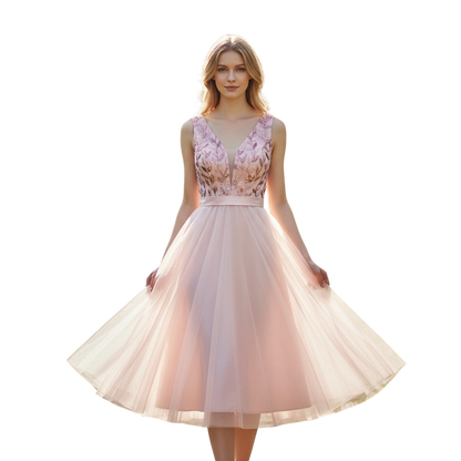 Blush Blossom Party Dress: Dance Like Everyone's Watching