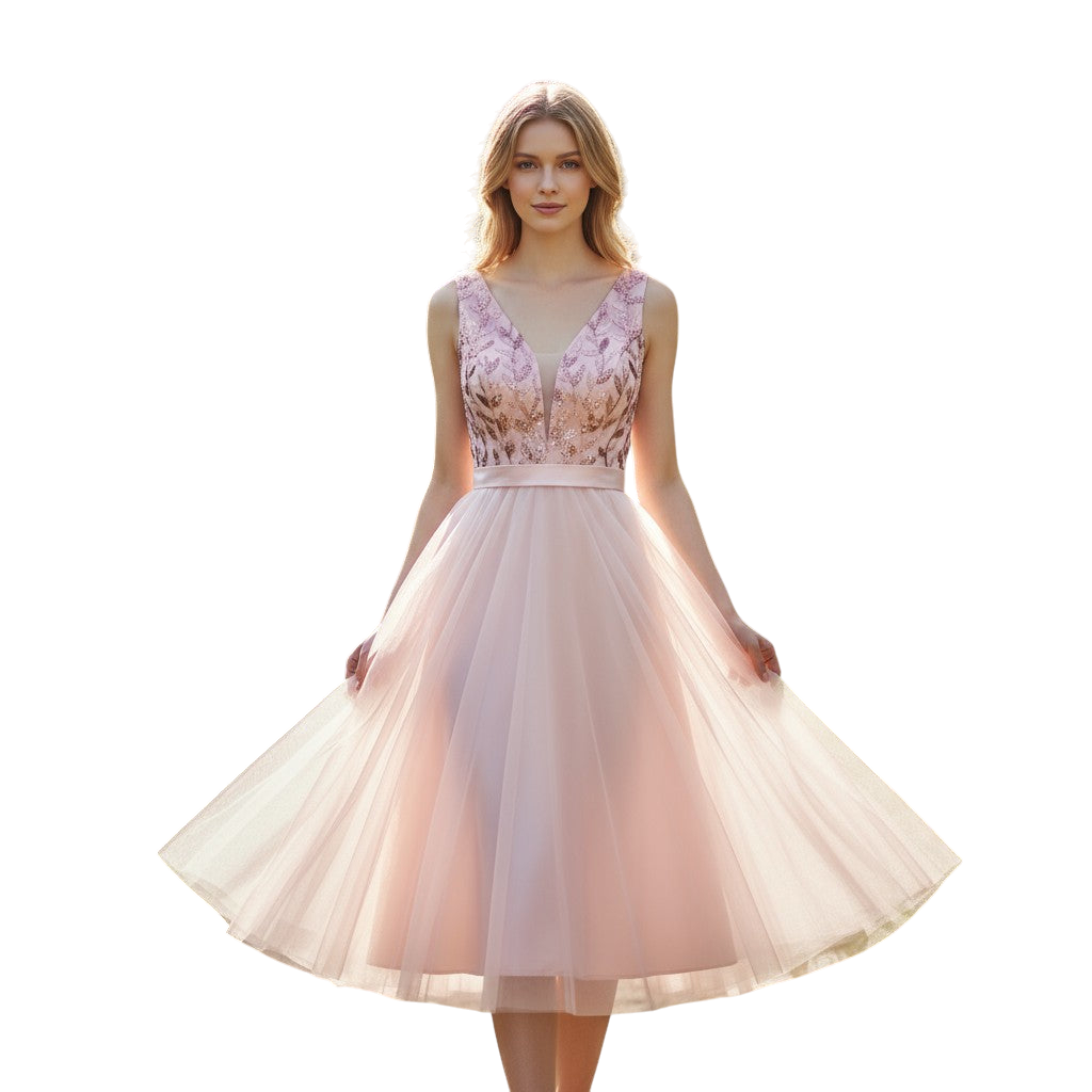 Blush Blossom Party Dress: Dance Like Everyone's Watching