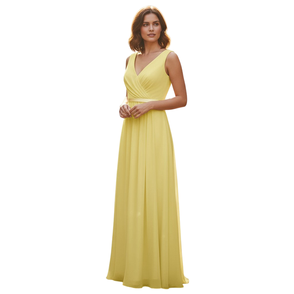Sunshine Swoon: The Ultimate Yellow Goddess Gown