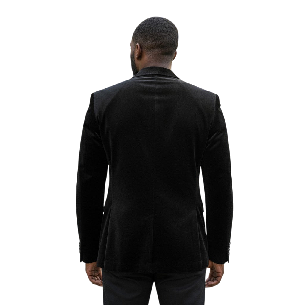 Velvet Victory: The Double Button Chic Blazer