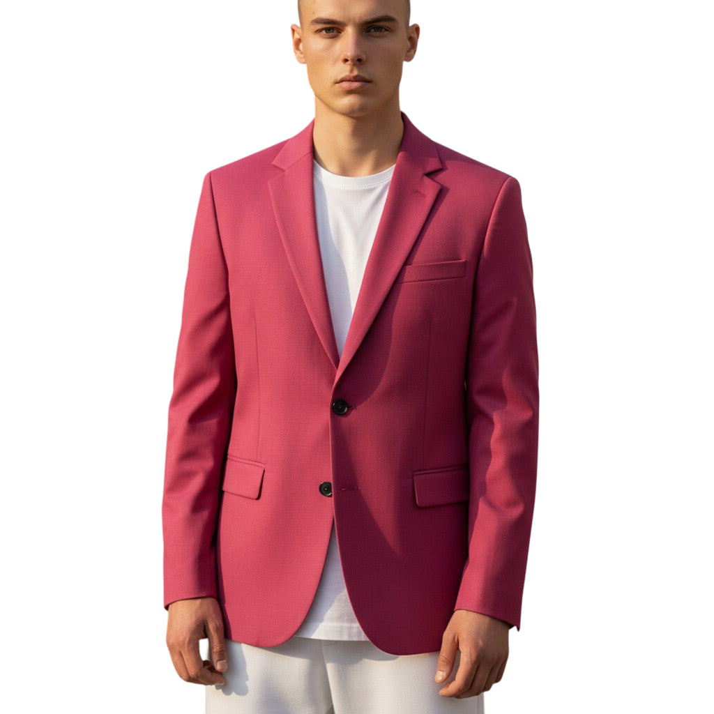 Fuchsia Power Blazer: Command Attention in Every Room!