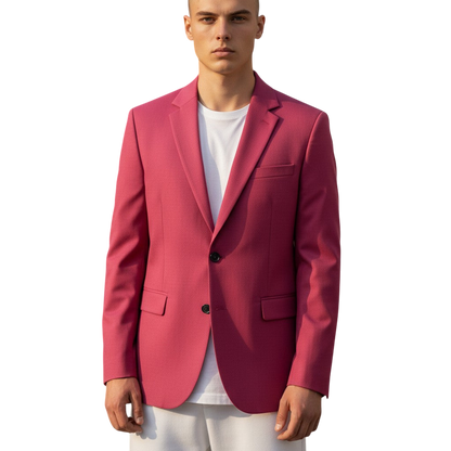 Fuchsia Power Blazer: Command Attention in Every Room!
