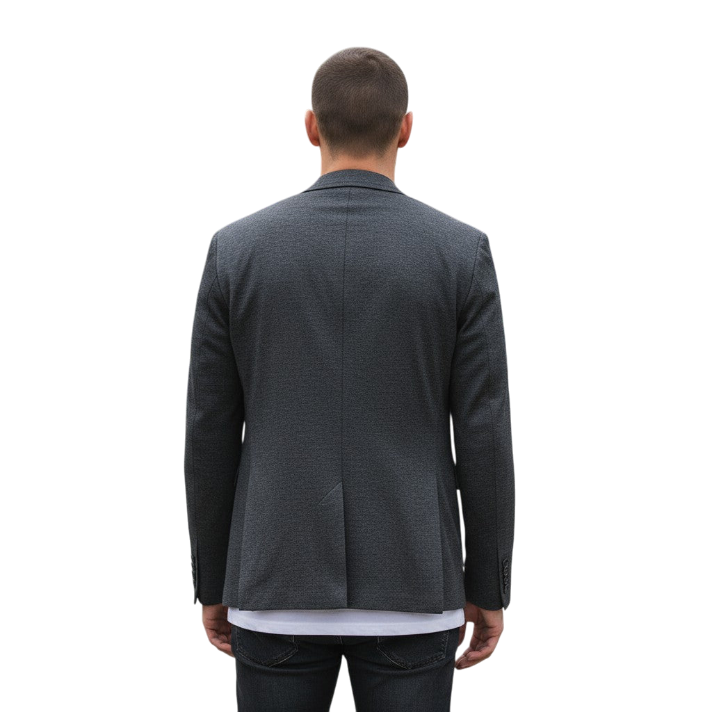 Dapper Dynamo: Classic Grey Blazer for Every Occasion