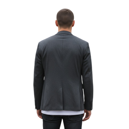 Dapper Dynamo: Classic Grey Blazer for Every Occasion