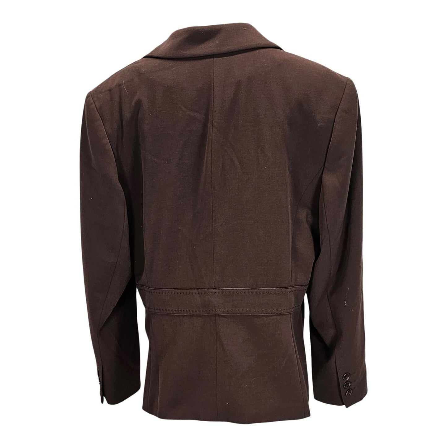 Worthington Chic Brown Women's Blazer and Pants Suit Set/16W