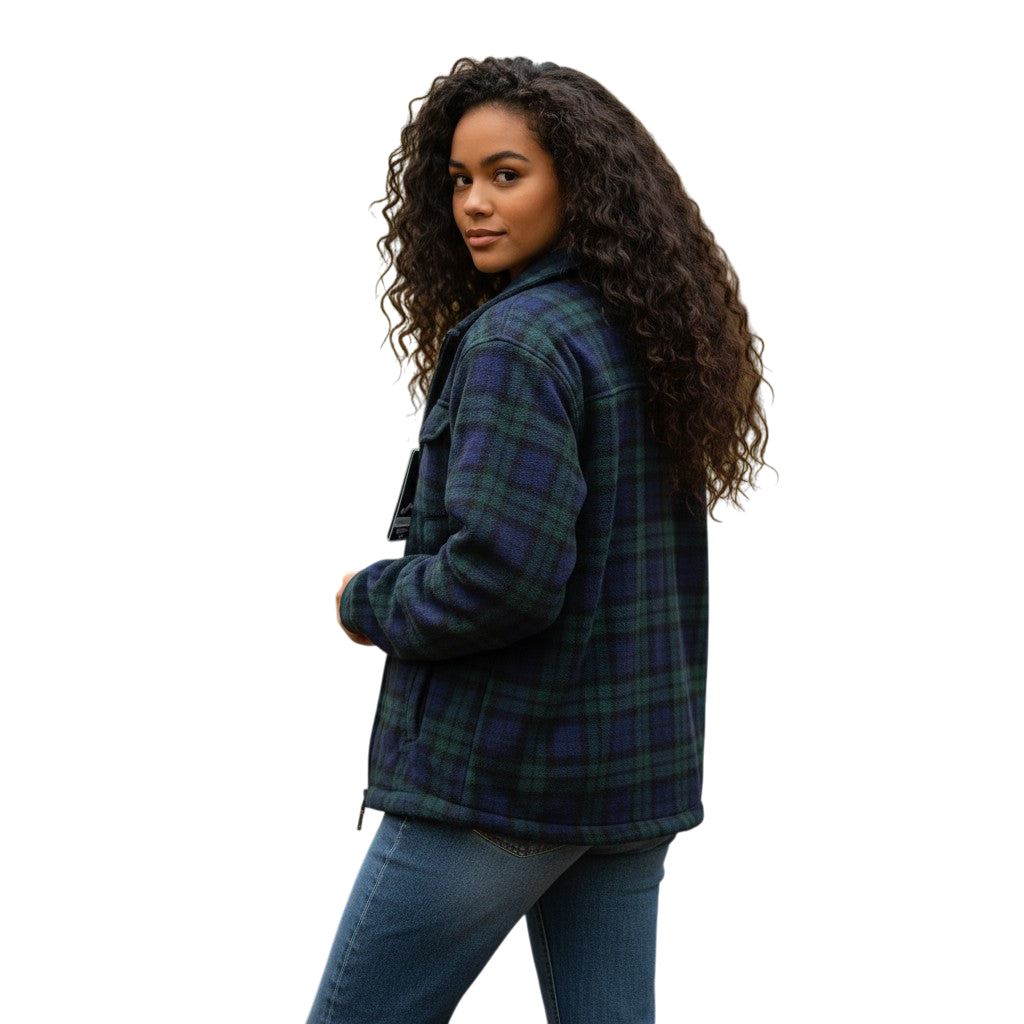 Tartan Sherpa Jack Watch - Cozy Plaid Adventure Buddy