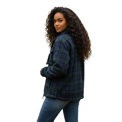 Tartan Sherpa Jack Watch - Cozy Plaid Adventure Buddy