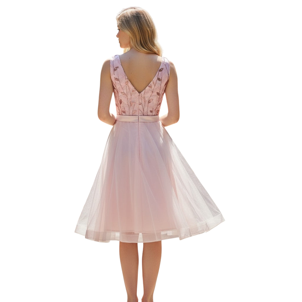 Blush Blossom Party Dress: Dance Like Everyone's Watching