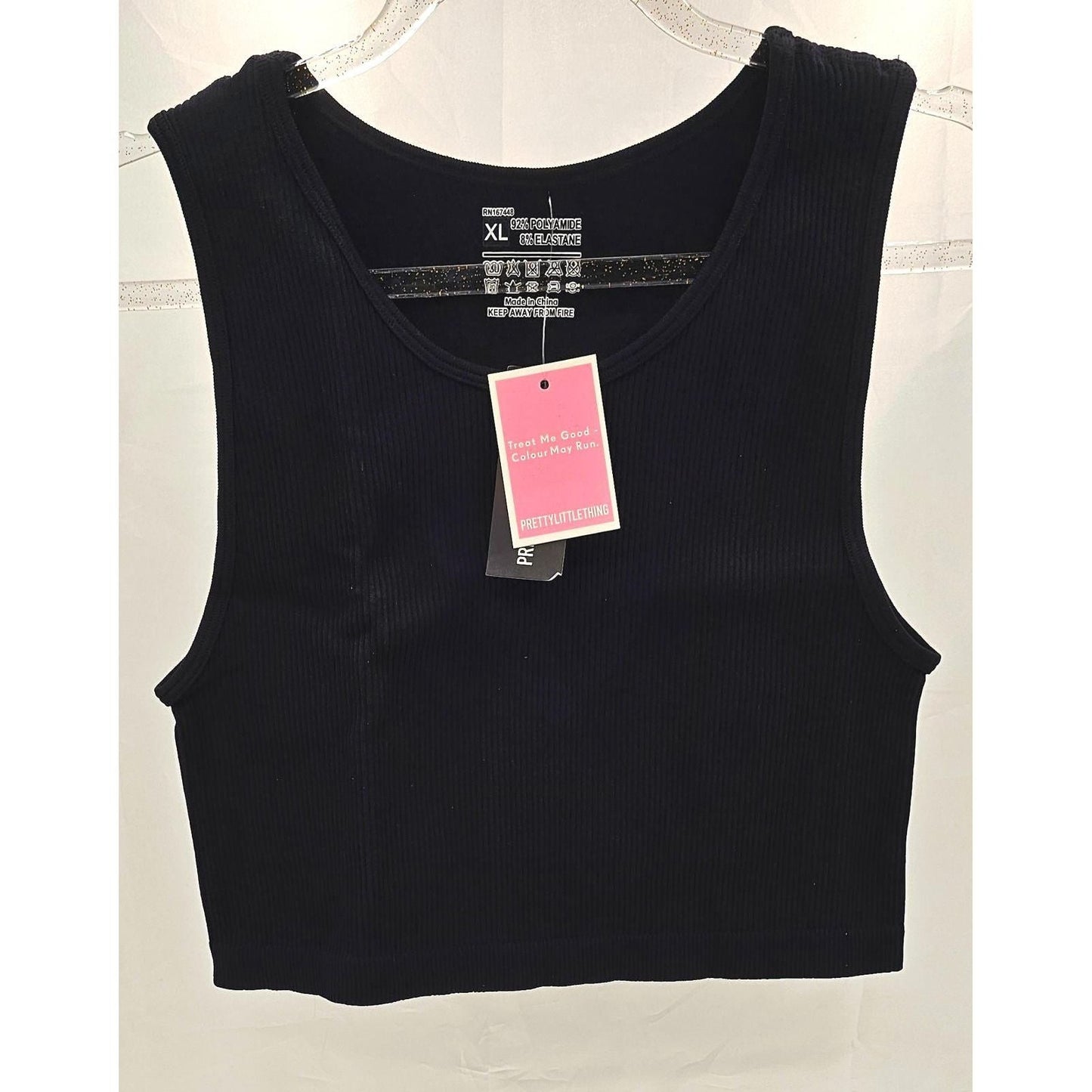 Ribbed Crop Tank Top