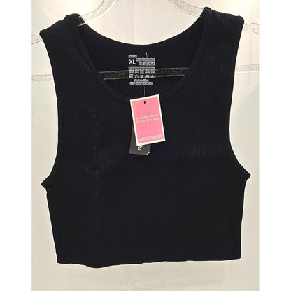 Ribbed Crop Tank Top