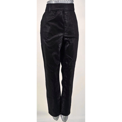 Sleek Snakeskin Pants - Channel Your Inner Fashion Predator