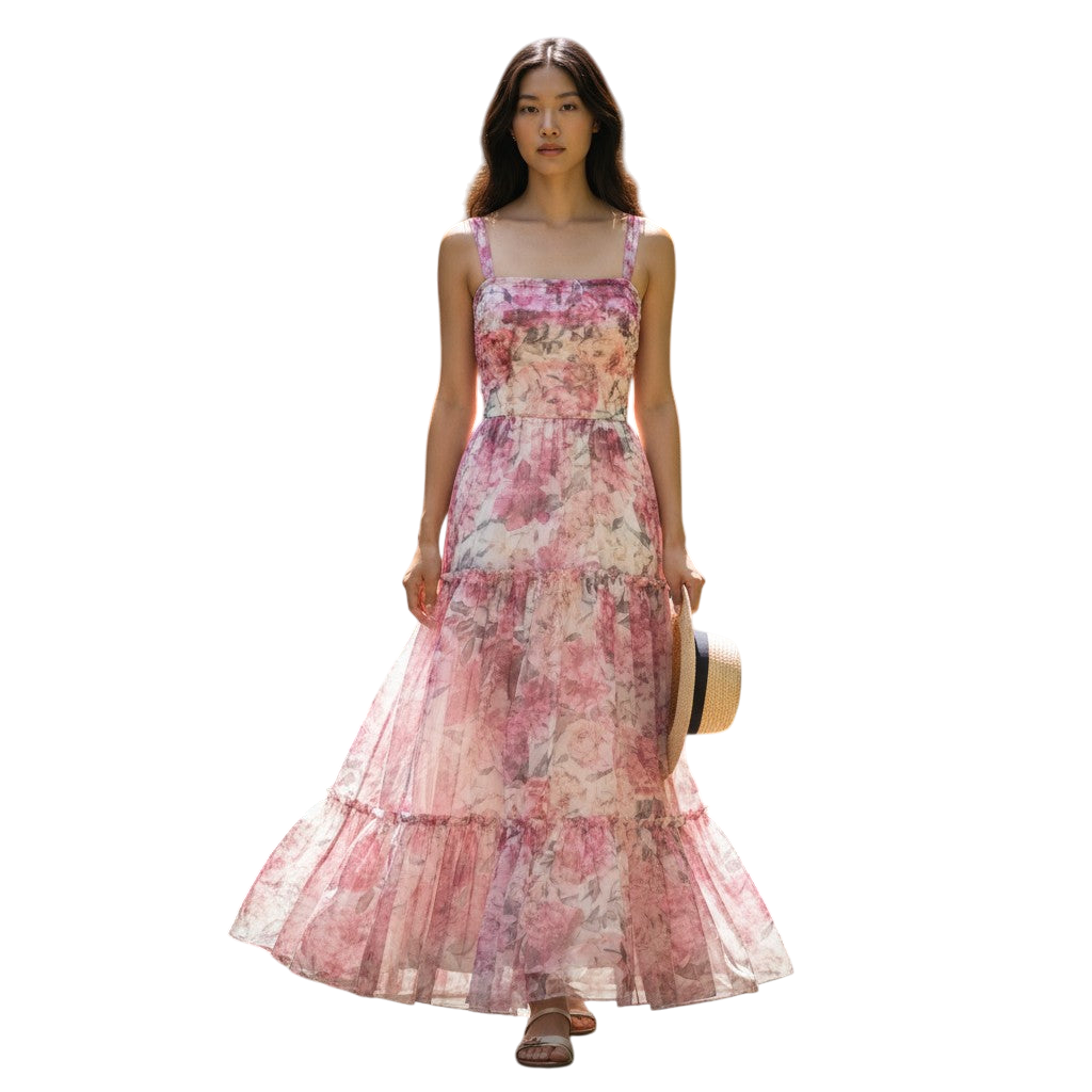 Petal-Powered Party Dress: A Flirty Floral Fantasy