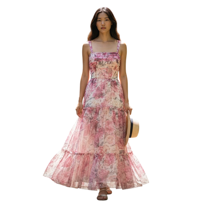 Petal-Powered Party Dress: A Flirty Floral Fantasy