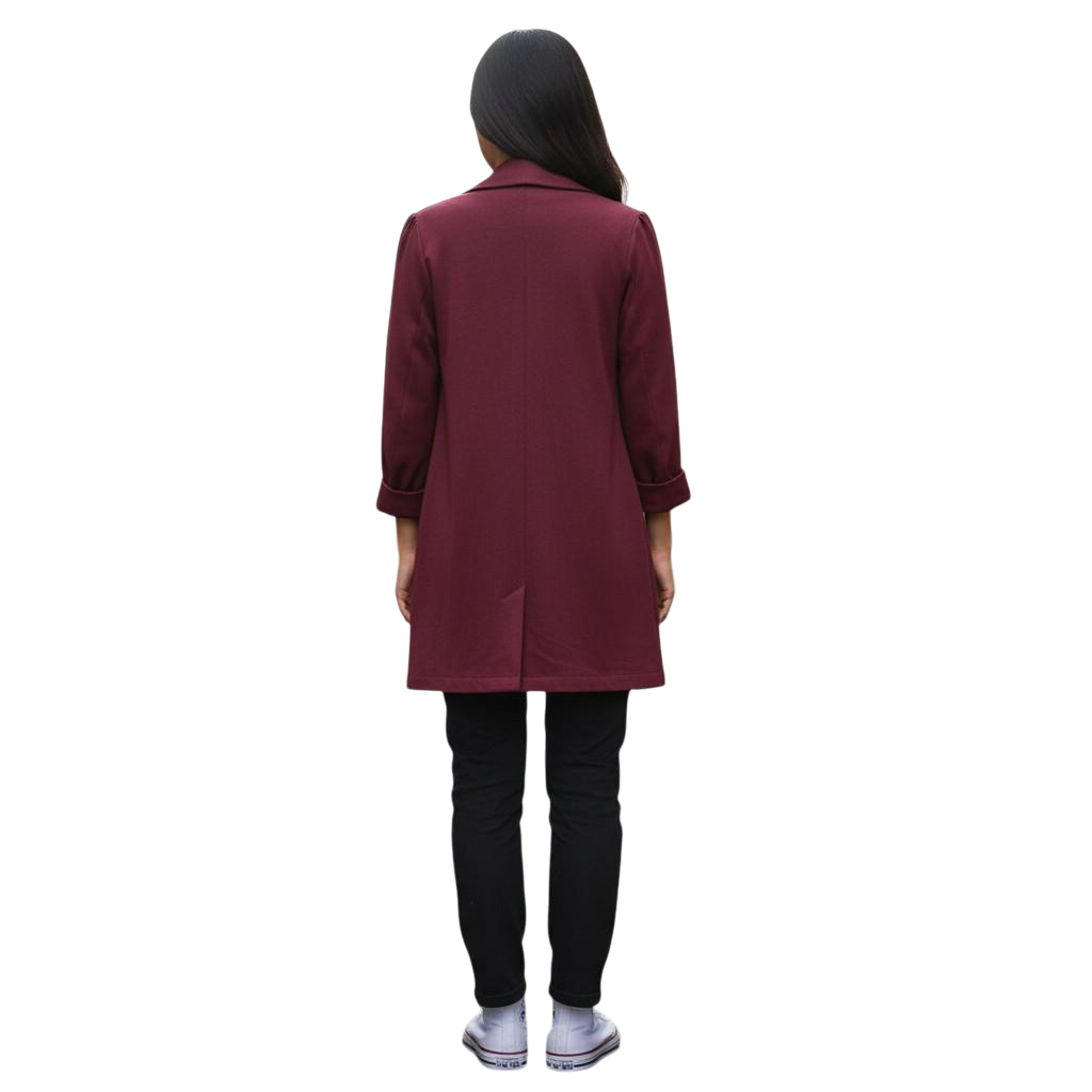 Chic Long Women's Coat - Your New Favorite Layer
