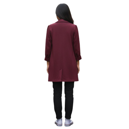 Chic Long Women's Coat - Your New Favorite Layer