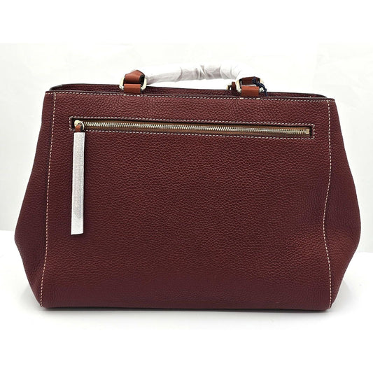 Pebble Grain Classic Leather Satchel - Beauty