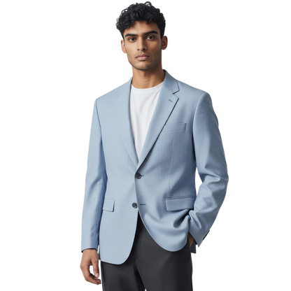 Sky's the Limit Chic Light Blue Blazer