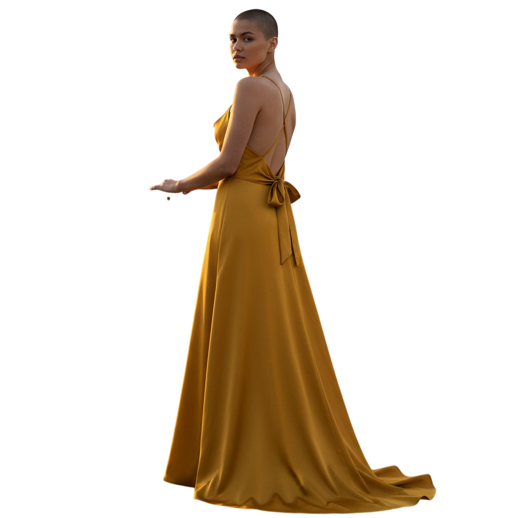 Golden Hour Elegance: The Satin Slip Dress