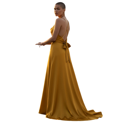 Golden Hour Elegance: The Satin Slip Dress
