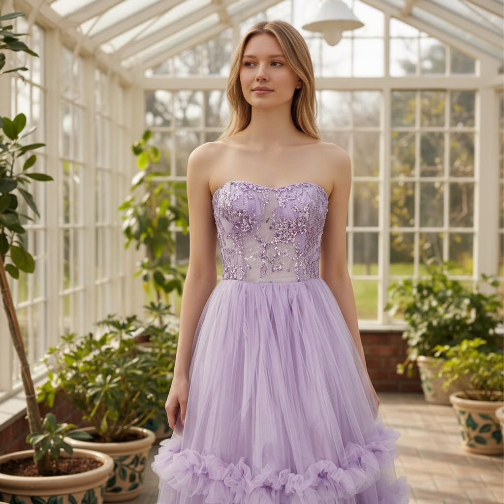 Dream Strapless Party Dress