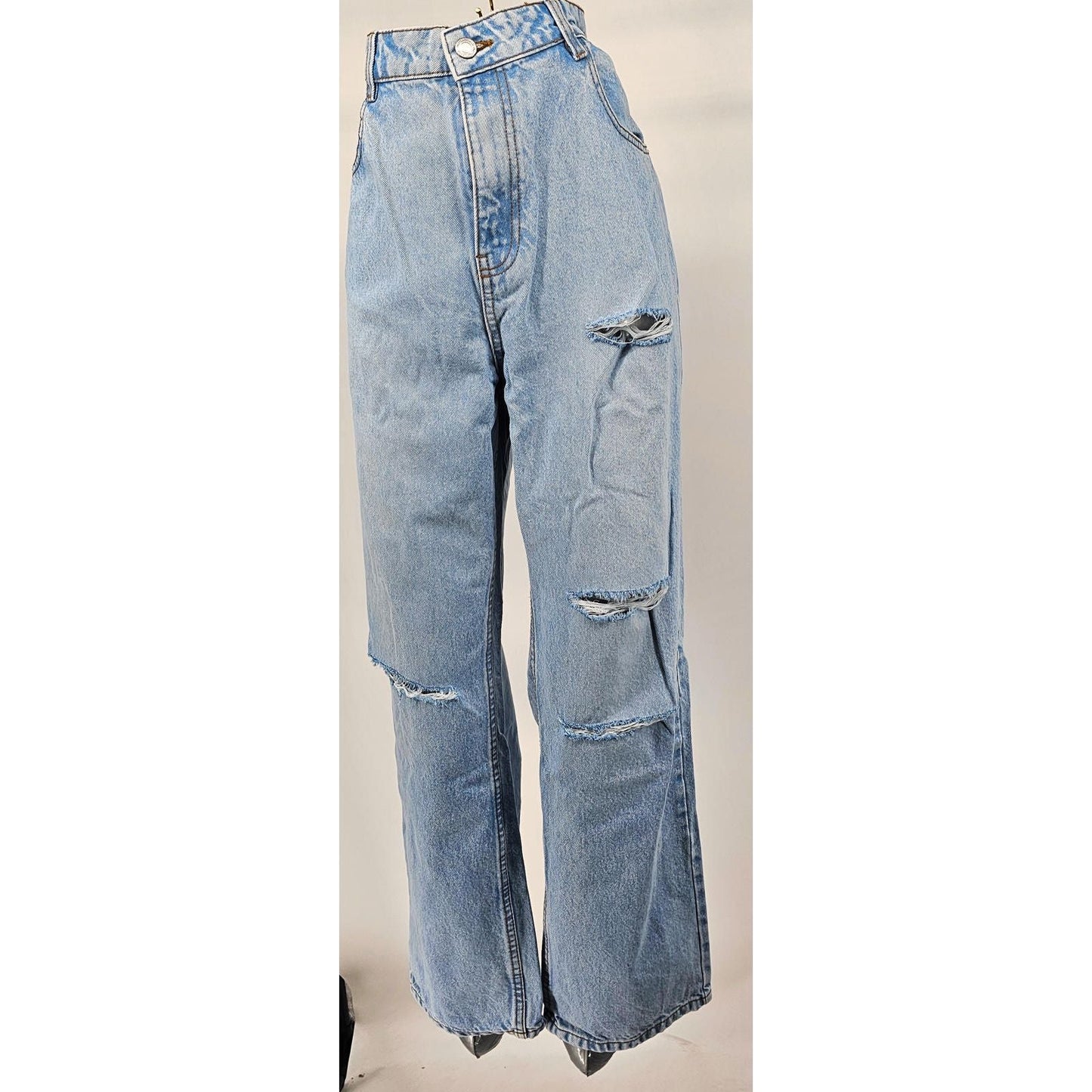 With Knee Rip Light Acid- The Pants That Carry Your Life