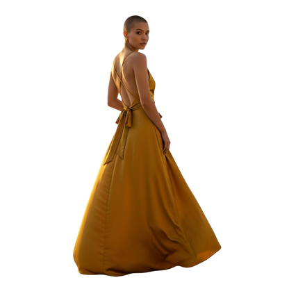 Golden Hour Elegance: The Satin Slip Dress
