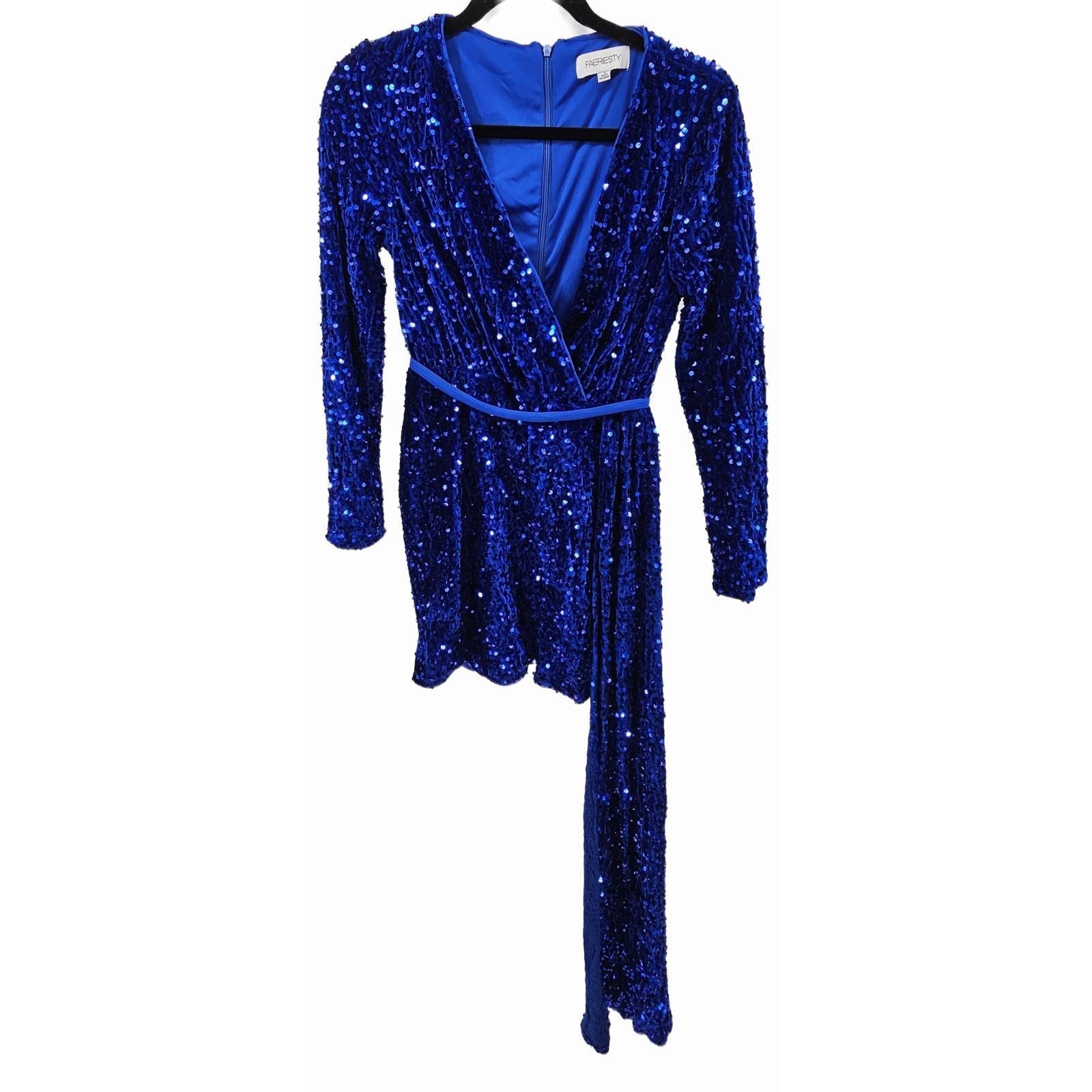 Faeriestyle 1Sparkle Like You Mean It: Royal Blue Sequin Party Dress/S