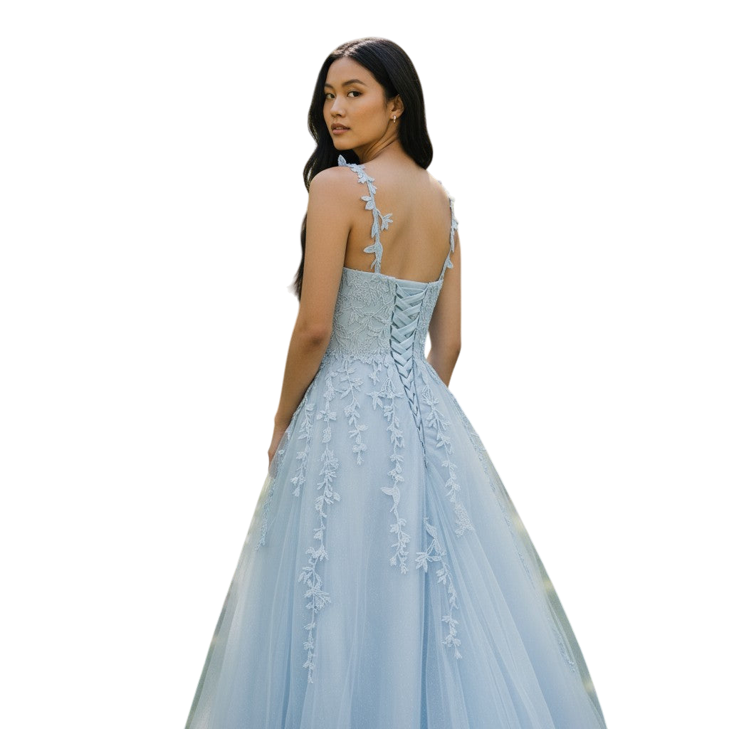 Sky-Blue Daydream Maxi Dress: Float into Style!