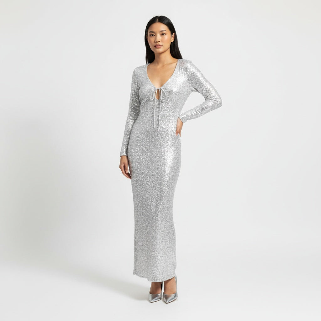 Silver Sequins and Second Skin