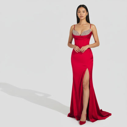 Red Satin Poured Into Fire