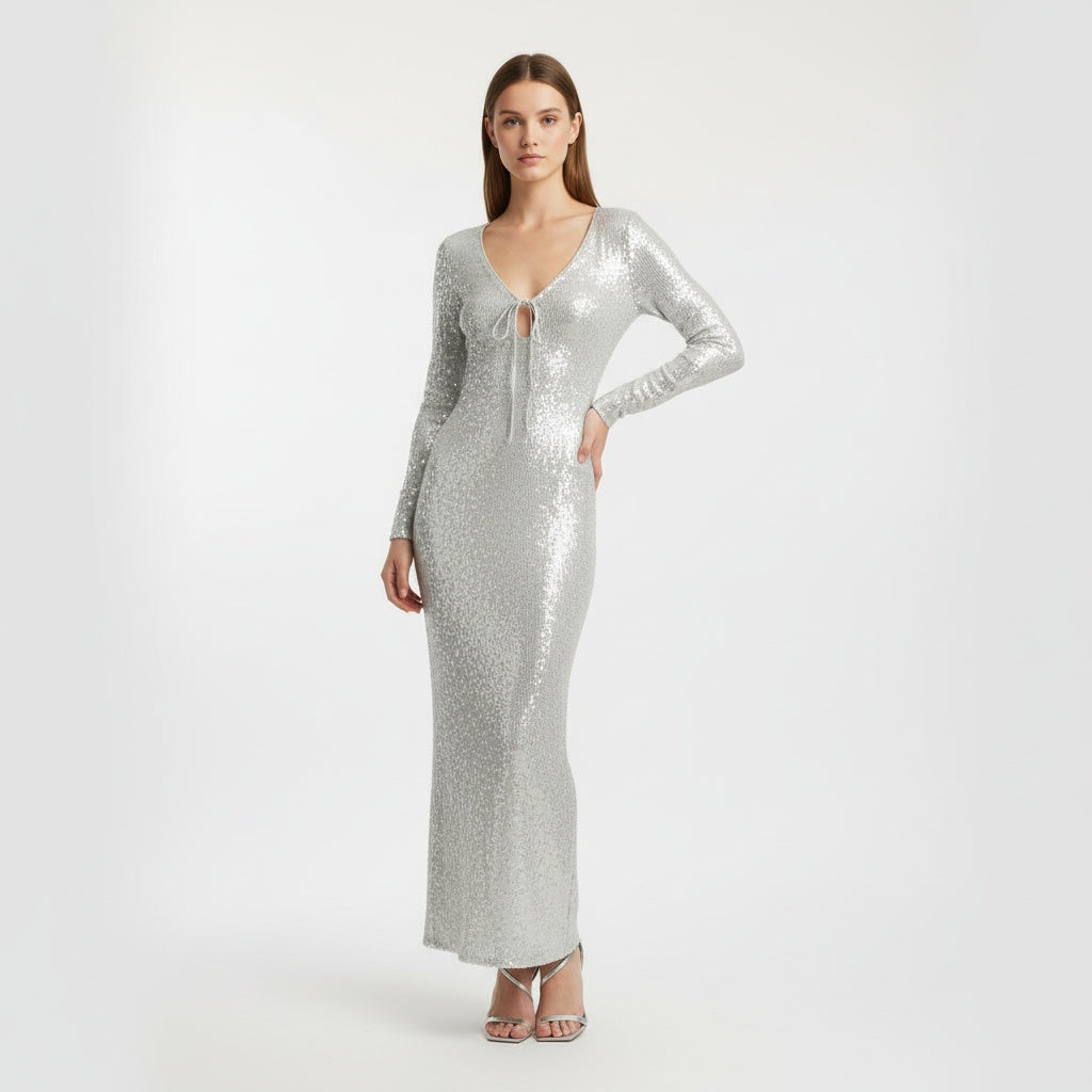 Silver Sequins and Second Skin