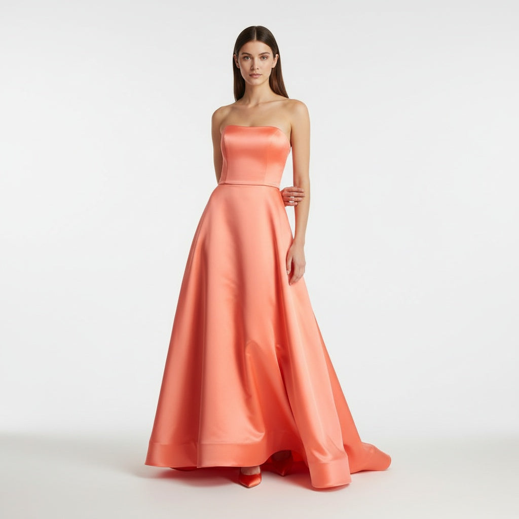 Coral Satin Swept Into Summer
