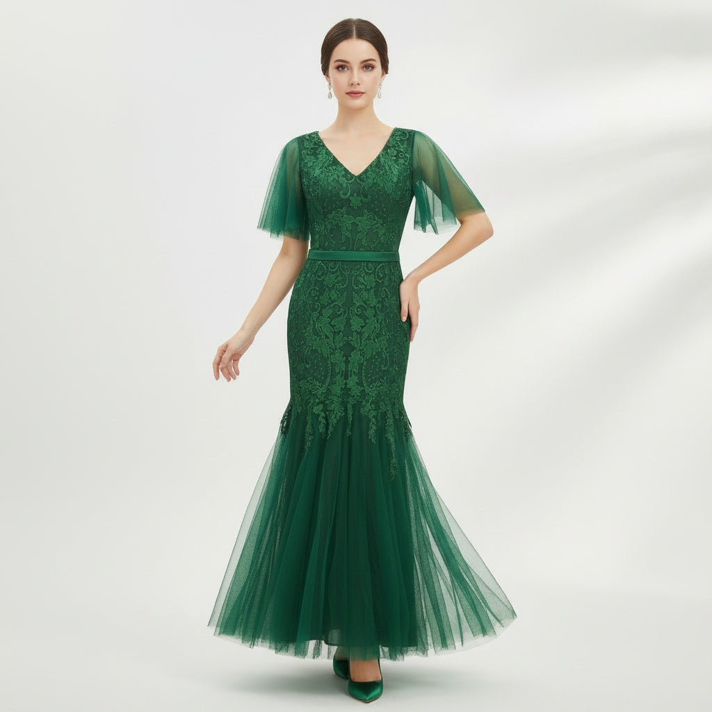 Forest Depths Carved in Tulle