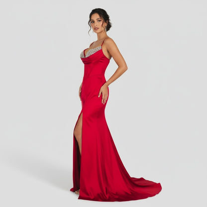 Red Satin Poured Into Fire