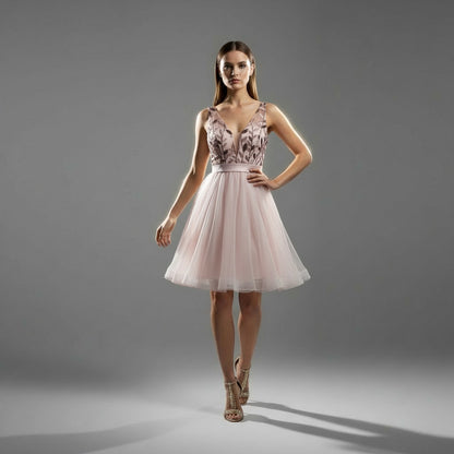 Blush Blossom Party Dress: Dance Like Everyone's Watching
