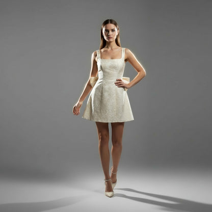 Whimsical Charm: The Bow-tiful Party Dress