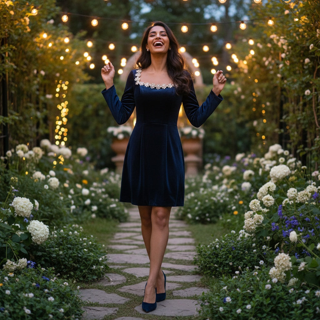 Navy Velvet and Winter Intention