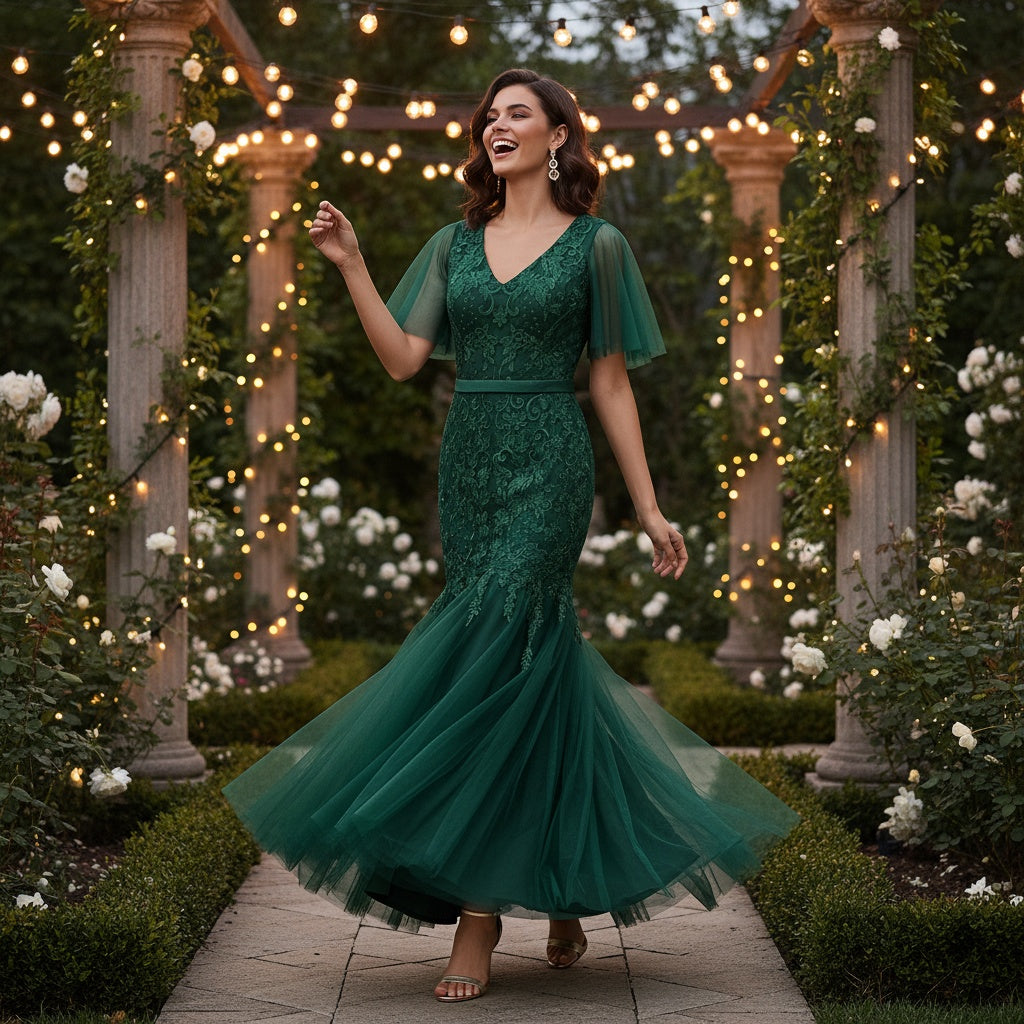 Forest Depths Carved in Tulle