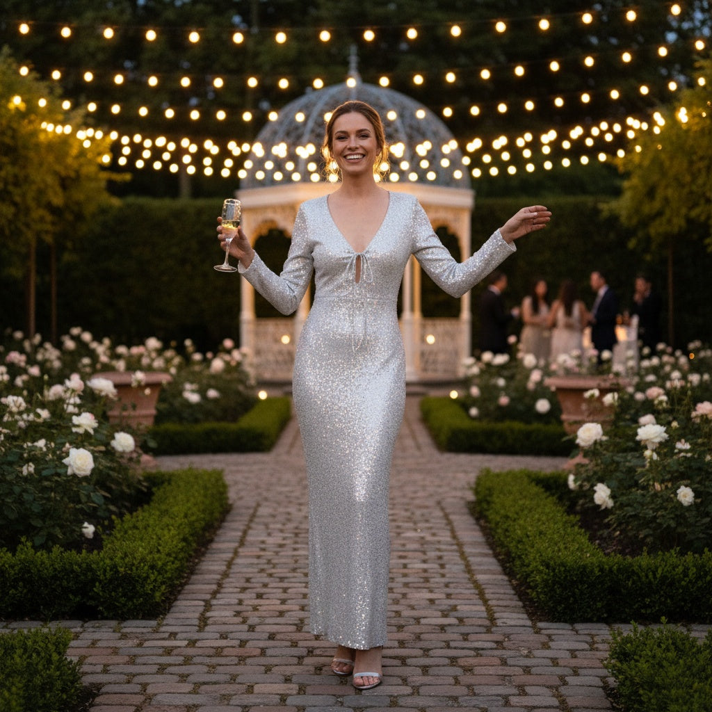 Silver Sequins and Second Skin