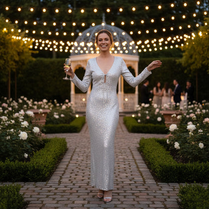 Silver Sequins and Second Skin