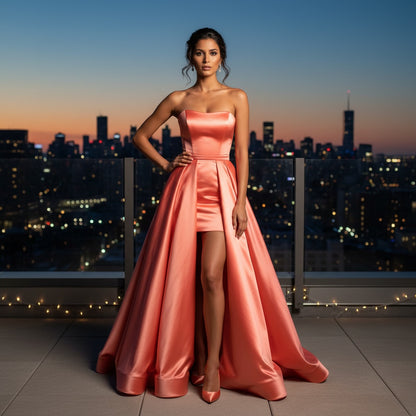 Coral Satin Swept Into Summer