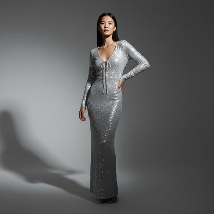 Silver Sequins and Second Skin