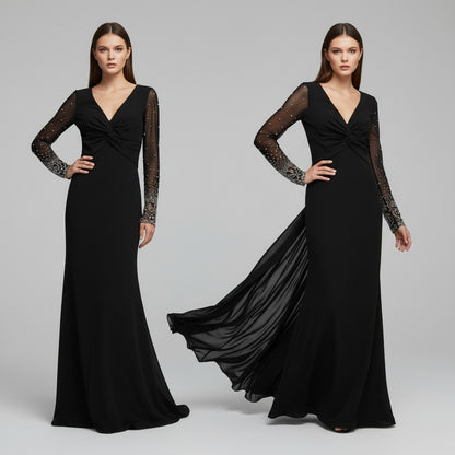 Black Crepe and Sharp Precision
