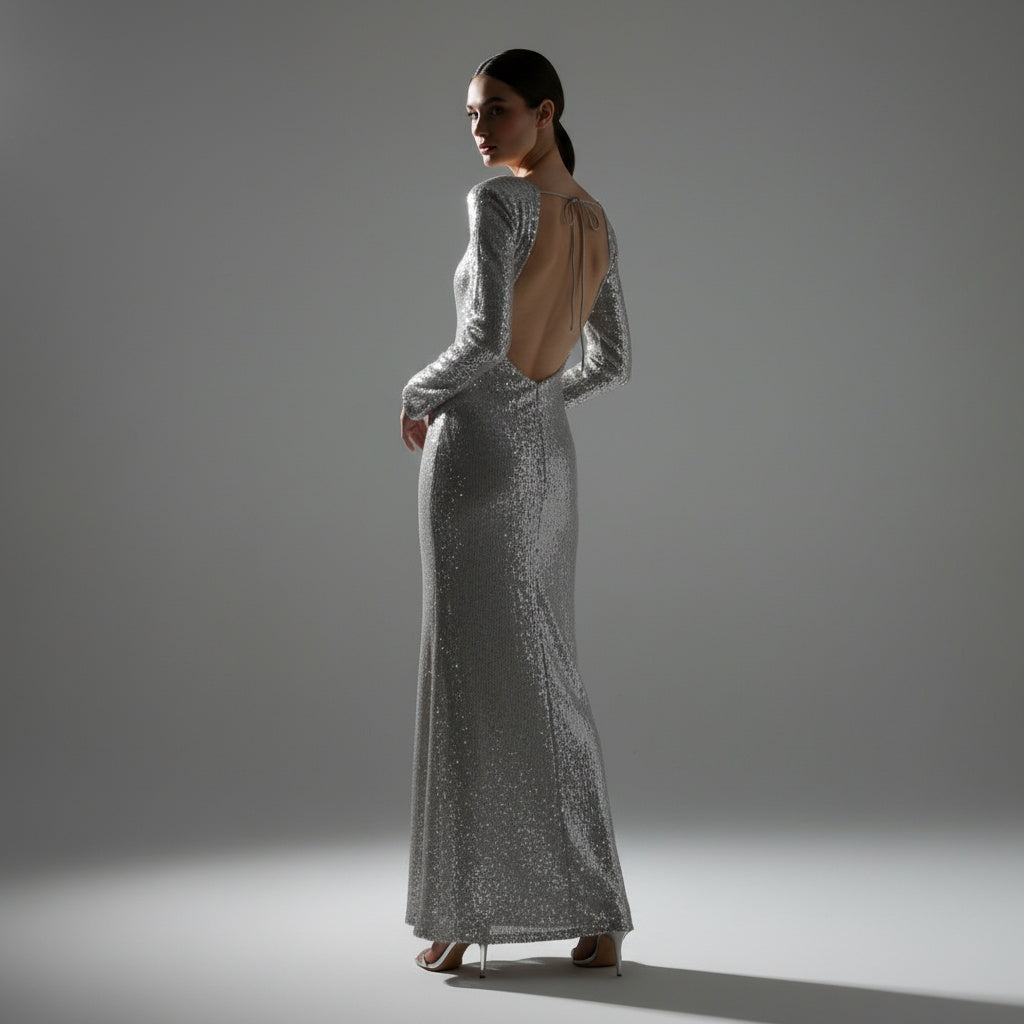 Silver Sequins and Second Skin