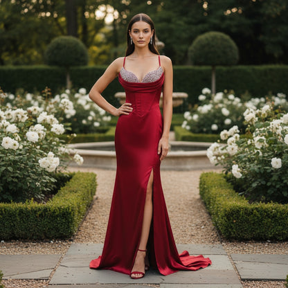 Red Satin Poured Into Fire