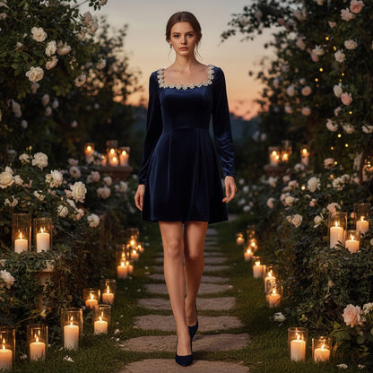Navy Velvet and Winter Intention