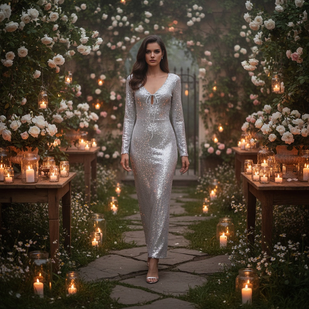 Silver Sequins and Second Skin