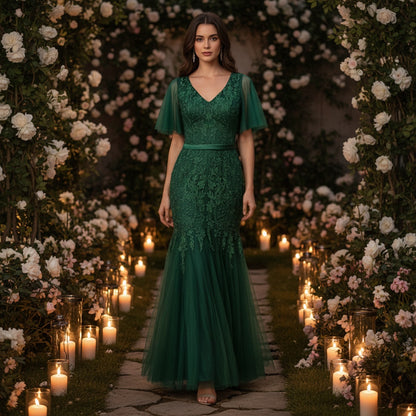 Forest Depths Carved in Tulle