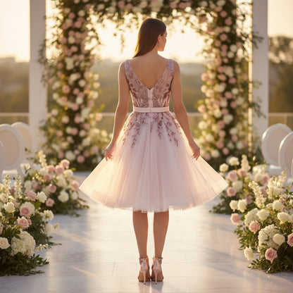 Blush Blossom Party Dress: Dance Like Everyone's Watching