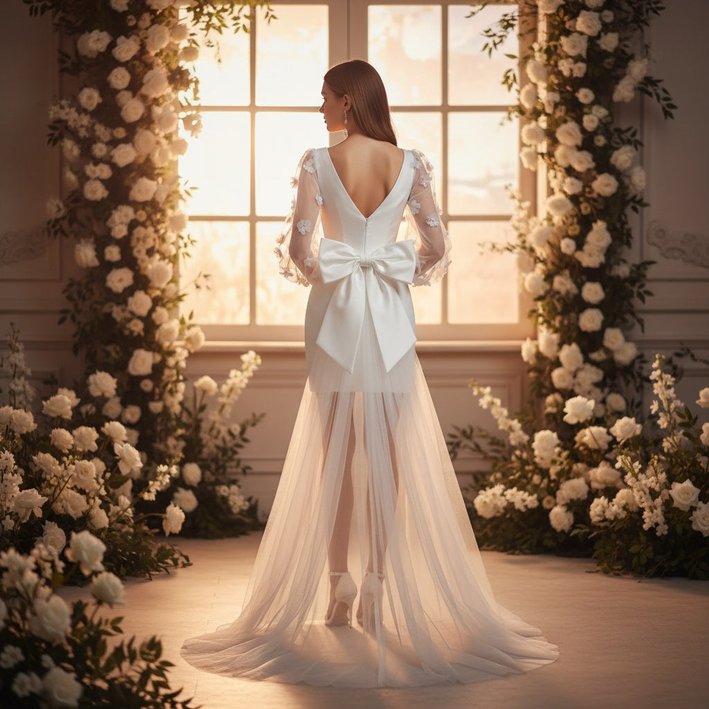 Whimsical Wonderland Sheer Bloom Dress